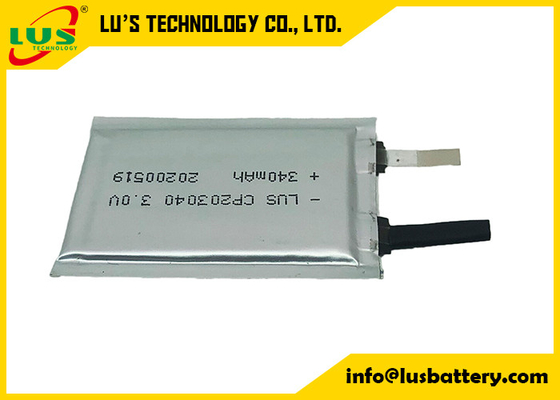 CP203040 Cienka bateria litowa 3,0 V 340 mah do śledzenia inteligentnej etykiety