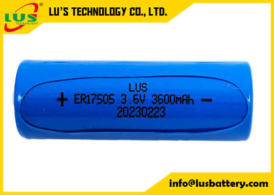 ER17505 Rozmiar A 3.6V 3.6Ah Nieobciążalna bateria 17505 ER17505 Li-SOCl2 Bateria cylindryczna