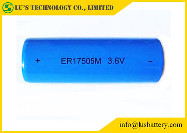 ER17505M Rozmiar Litowy akumulator na bazie tionylu chloru 3.6V 2800mah Materiał Lisocl2