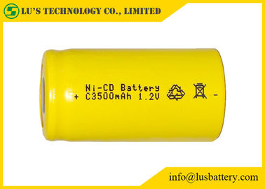 Niskie Self Discharge 3500 mah 1.2 V Nicd Akumulatory szerokiego zakresu temperatur