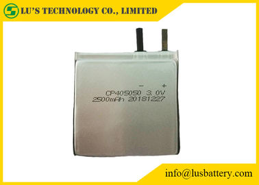 Cienka bateria LiMnO2 CP405050 2400 mAh 2500 mAh 3 V.