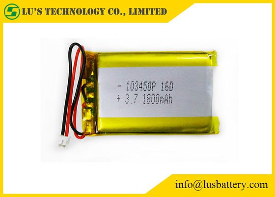 Grubość 10,0 mm LP103450 Akumulator litowo-jonowo-polimerowy 3,7 V 1800 mah