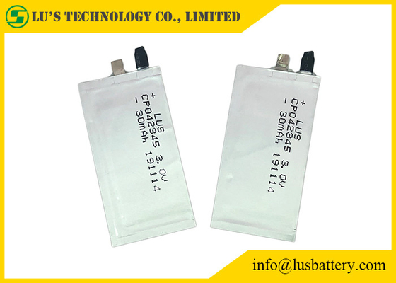 Karta inteligentna Pryzmatyczna bateria Limno2 30 mAh 3,0 V CP042345 RFID