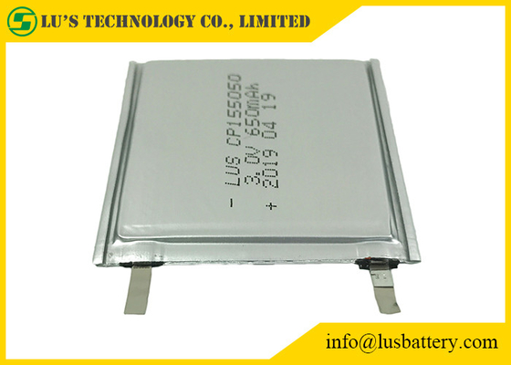 Jednorazowa bateria litowa HRL Coating 650mah CP155050 3.0v Elastyczna struktura