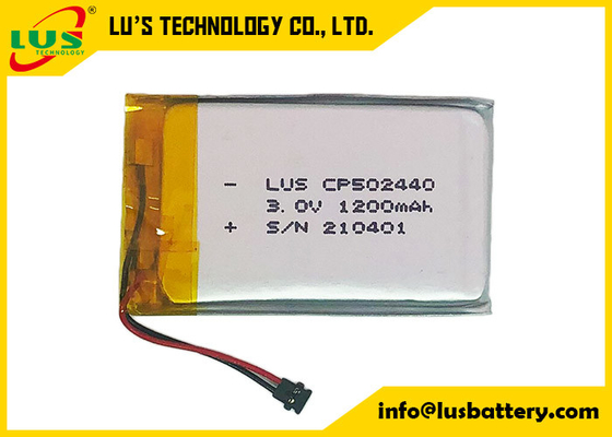 3.0V 1200mAh bateria litowa Mno2 CP502440 do produktów RTLS