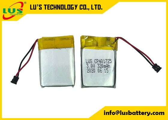 Bateria litowo-jonowa Smart Card CP401725 3v 320mah Materiał Limno2