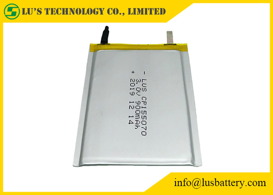 900 mAh Ultra cienka bateria 3 V CP155070 Bateria litowo-manganowa