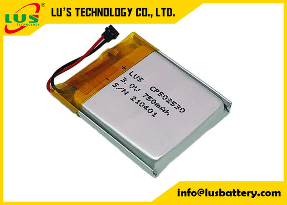 Elastyczna cylindryczna bateria LiMnO2 CP502530 3,0 V 800 mah Wymiana