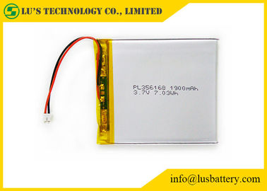 LP356168 Akumulator Lipo 3,7 V 3,7 V 1900 mah Akumulator Lipo PL356368 Z przewodami / złączem