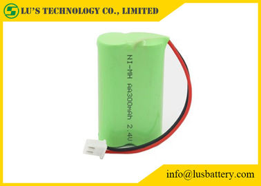 Akumulator NIMH AA300mah 1,2 V o wysokiej gęstości energii z przewodami / złączem