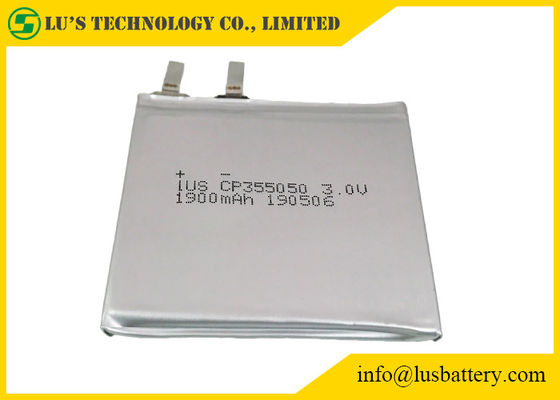 Cp355050 3.0v 1900mah płaska bateria litowa do rozwiązań IOT