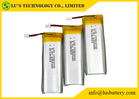 CP802060 Elastyczna bateria litowa 3,0 V 2300 mAh ze złączem przewodów