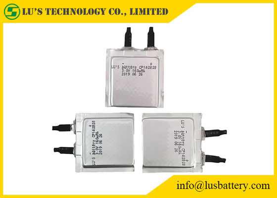 BEZ Akumulatorowej miękkiej baterii Limno2 3.0v 160mah CP142828 Do urządzeń czujnikowych