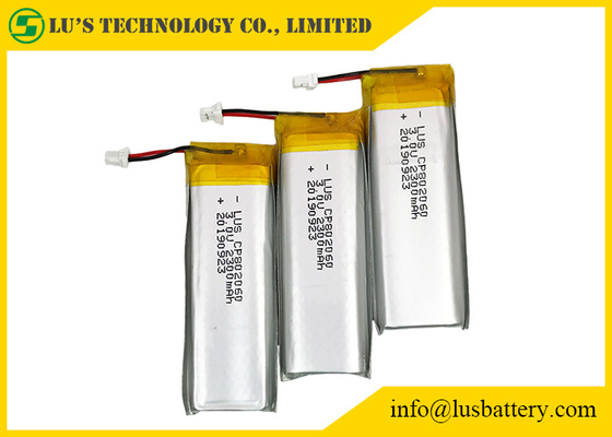 3.0V 2300mah Ultra cienka bateria 10mA Pryzmatyczny CP802060 do cywilnego RFID