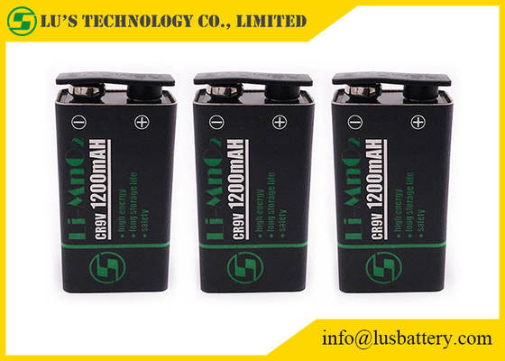 Jednorazowa bateria Limno2 z dwutlenkiem manganu CR9V 1200mAh 9,0V