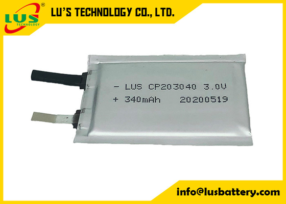 Pryzmatyczna bateria litowo-polimerowa Limno2 3V 340mAh CP203040 do urządzeń medycznych
