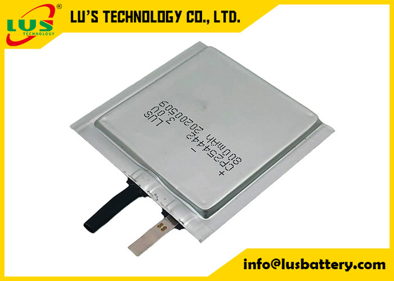 800 mAh 3,0 V Ultra cienka bateria Inteligentna karta LiMnO2 Miękka bateria Cp254442