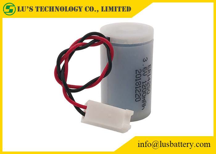 baterie 1/2AA rozmiar ER14250 3,6 V 1200mah baterie lisocl2 z plastikową obudową Do pomiaru