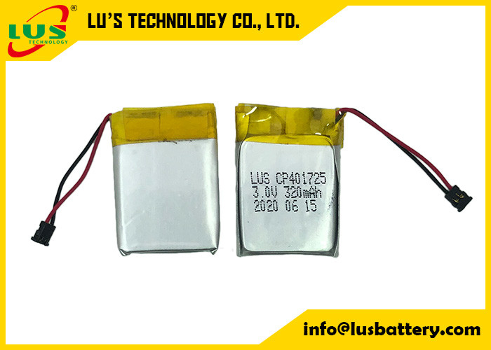 CP401725 Cienka bateria do śledzenia Smart Label 3,0 V 320 Mah Elastyczny litowo-manganowy