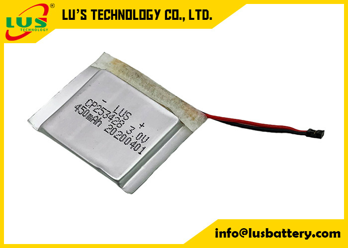 Płaski cienki CP253428 ze złączem 3 V 450 mAh ogniwo litowo-jonowe nieładowalne