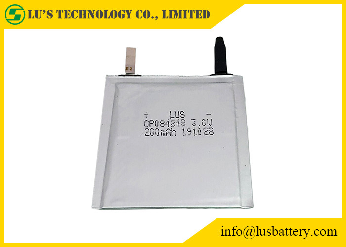 Elastyczne opakowanie Bateria litowo-manganowa 3.0v 200mah CP084248 Do śledzenia inteligentnej etykiety