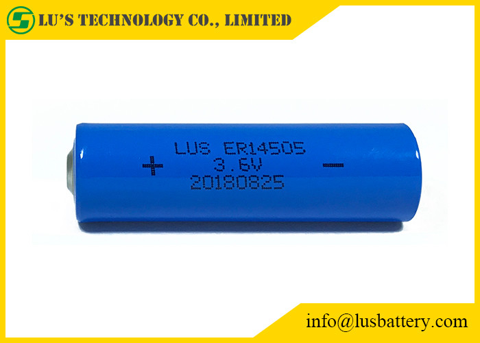 Spiralne ogniwo ER14505 AA Bateria litowa 3,6 V 2400 mAh Bateria litowo-chlorkowo-tionylowa