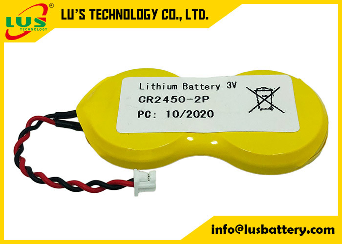 Cr2450-2p 3v Ogniwo guzikowe 1200 mAh Typ baterii Imos 1p2-A1 dla Rfid