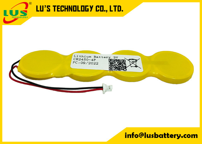 Bateria litowa OEM 3V 2400mah CR2450 4P Bateria monetowa IMOS 1P2-A1