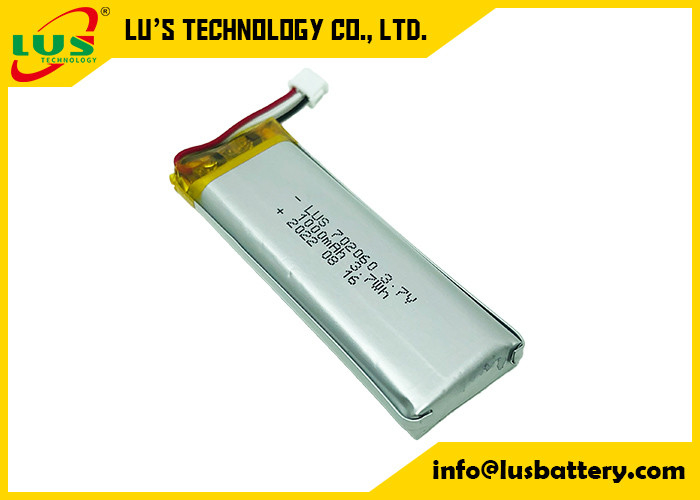 Akumulator litowo-polimerowy o wysokiej temperaturze 3,7 V LP702060 1000 mAh Akumulator litowo-jonowy do śledzenia samochodu