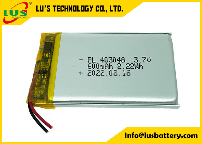 LP403048 Akumulator litowo-polimerowy 3,7 V 600 mAh Akumulator litowo-jonowy do inteligentnego urządzenia