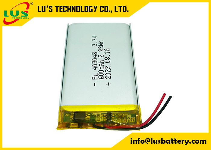 LP403048 Akumulator litowo-polimerowy 3,7 V 600 mAh Akumulator litowo-jonowy do inteligentnego urządzenia