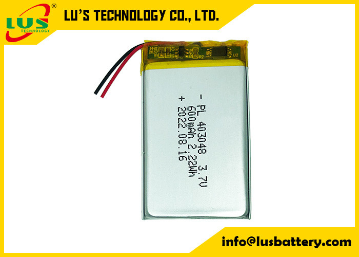 LP403048 Akumulator litowo-polimerowy 3,7 V 600 mAh Akumulator litowo-jonowy do inteligentnego urządzenia