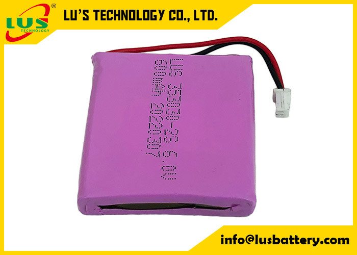 Akumulator 6V LiMnO2 2S 3V CP353030 600mah Ultra cienka bateria litowo-manganowa