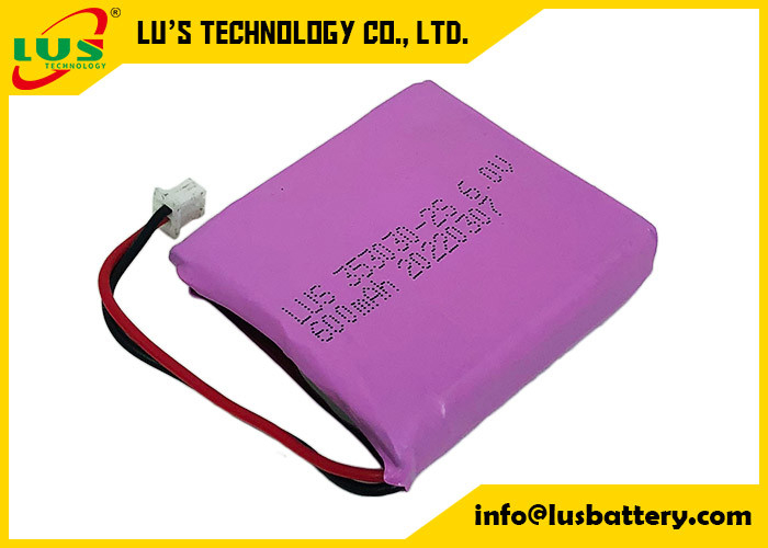 Akumulator 6V LiMnO2 2S 3V CP353030 600mah Ultra cienka bateria litowo-manganowa