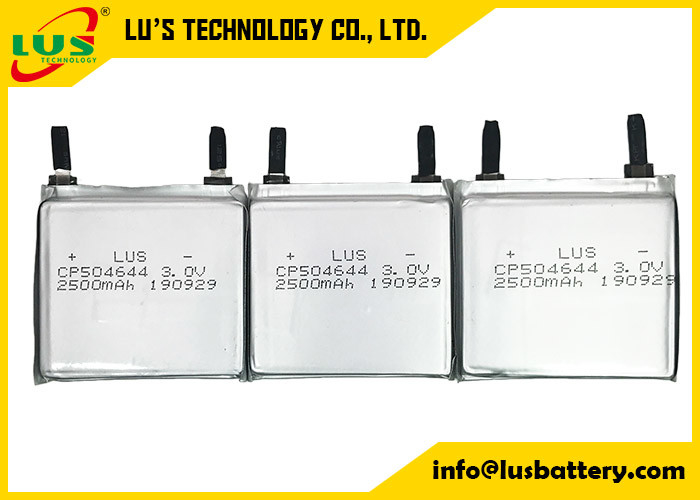 CP504644 Podstawowa bateria litowa 3 V 2500 mAh Ultra cienka bateria do produktów IOT