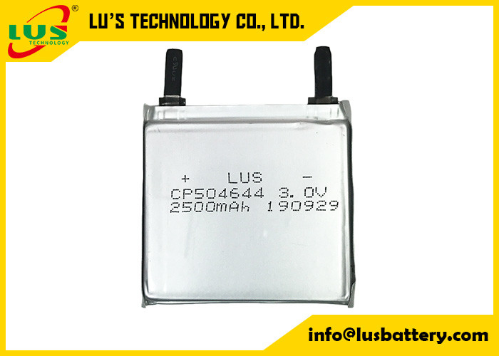 CP504644 Podstawowa bateria litowa 3 V 2500 mAh Ultra cienka bateria do produktów IOT
