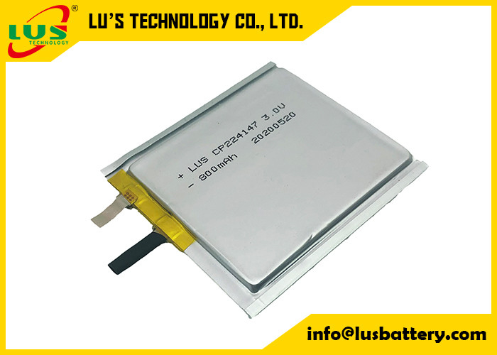800mah 3.0V Li MnO2 Baterie Ultra cienka folia CP224147 CP224248 CP244550 CP254550 CP244649