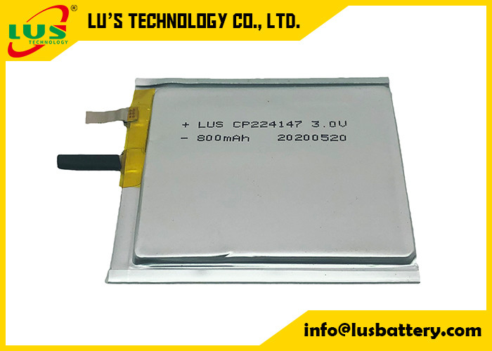 800mah 3.0V Li MnO2 Baterie Ultra cienka folia CP224147 CP224248 CP244550 CP254550 CP244649