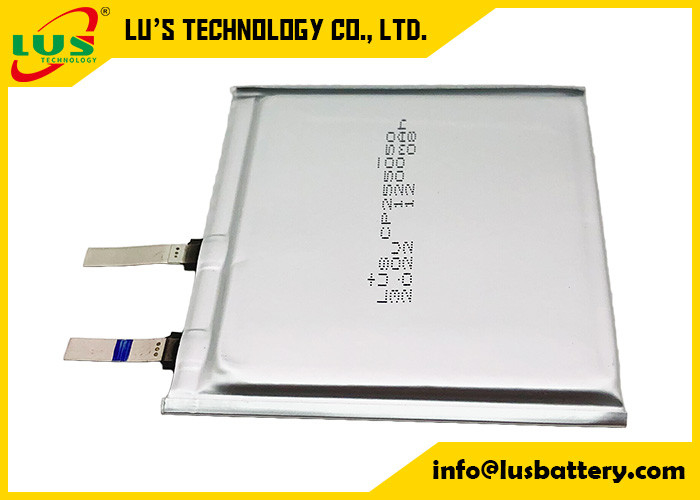 CP255050 3,0 V 1200 mAh Cienkowarstwowa bateria litowa Polimerowa bateria LiMnO2 do urządzeń medycznych