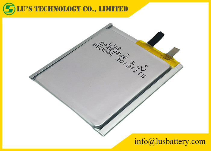 Cienka bateria RFID CP224248 3.0v 850mah Długa żywotność dla tagów Bluetooth