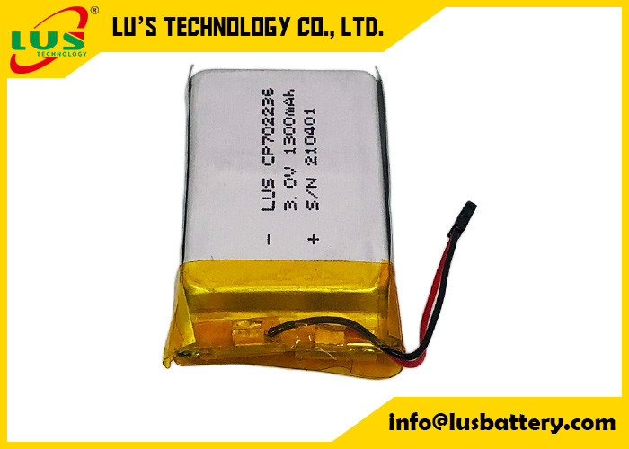 CP702236 Ultra cienka bateria 1300 mah Elastyczna bateria Limno2 3,0 V do rozwiązania IOT