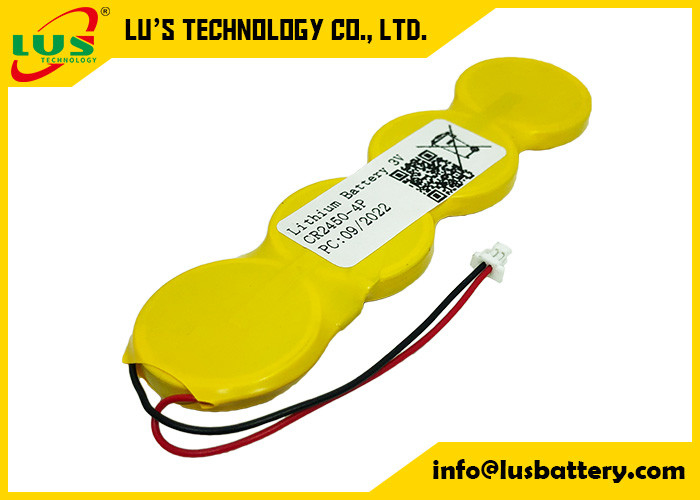 CR2450 2400mah 3v litowe baterie guzikowe Pakiet ogniw monetowych do inteligentnych tagów
