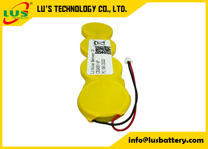 CR2450 2400mah 3v litowe baterie guzikowe Pakiet ogniw monetowych do inteligentnych tagów