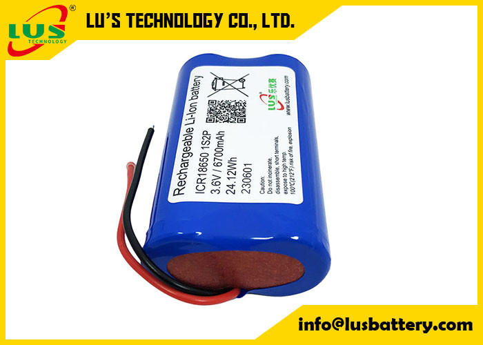 Akumulator ICR18650 3,6 V 6700 mAh Akumulator litowo-jonowy 18650 3350 mah 6700 mah