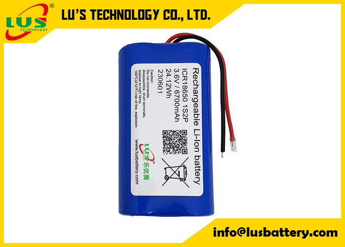 Bateria litowa 3,7 V 18650 5200 mAh Konfigurowalny akumulator 1S2P 3,7 V 5200 mAh Akumulator litowy 18650
