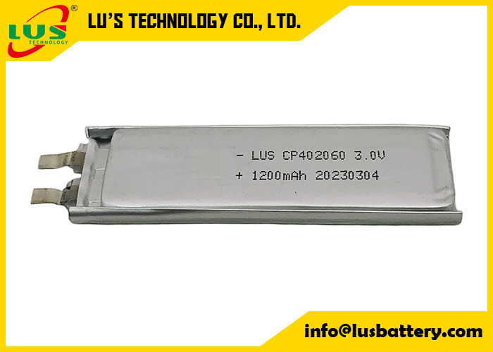 Limno2 Pouch Cell CP402060 3,0 V 1200 mah do baterii CMOS z 10-letnim okresem przydatności do spożycia