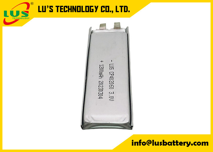 Limno2 Pouch Cell CP402060 3,0 V 1200 mah do baterii CMOS z 10-letnim okresem przydatności do spożycia