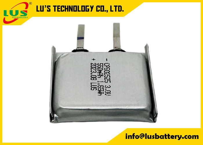 Podstawowa bateria litowa CP502525 Bateria Li-MnO2 3 V 550 Mah Bateria litowa Jednorazowa bateria do zabawek elektronicznych
