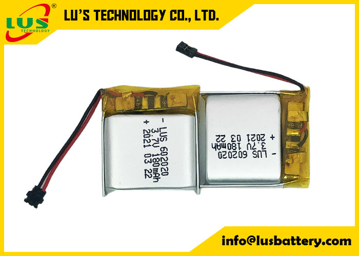 LiPo bateria LP602020 3.7V 180mAh dla latającego spinnera Bateria Li-polimerowa o wysokiej gęstości energii LP602020