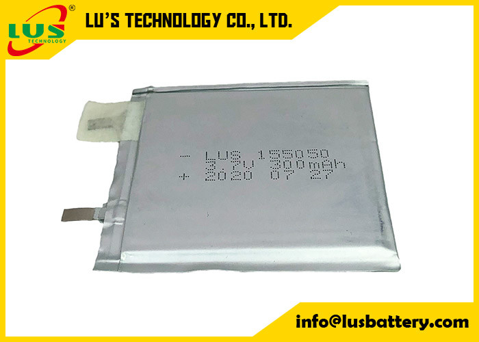 Li-polimerowy akumulator ładowalny LP155050 3.7v 300mah Cienkie akumulator litowy 155050 Do karty inteligentnej